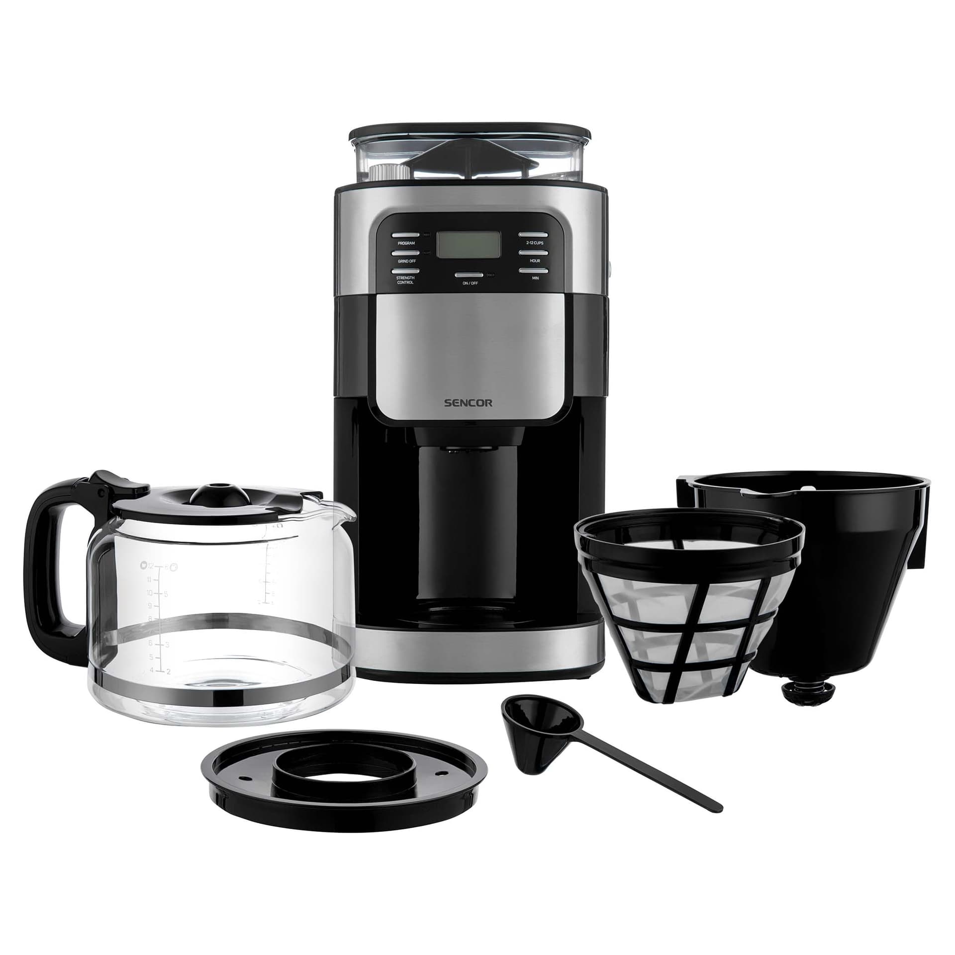 قهوه سازه و آسیاب سرخود سنکور  SCE7000BK