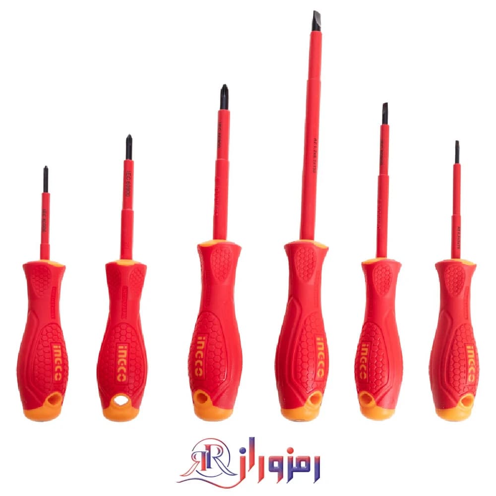 ست پیچ گوشتی 6 عددی اینکو مدل HKISD0608