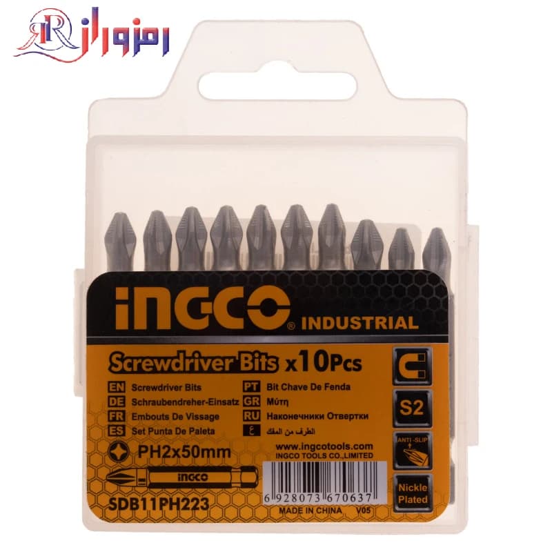 ست 10 عددی سری پیچ گوشتی اینکو مدل SDB11PH223