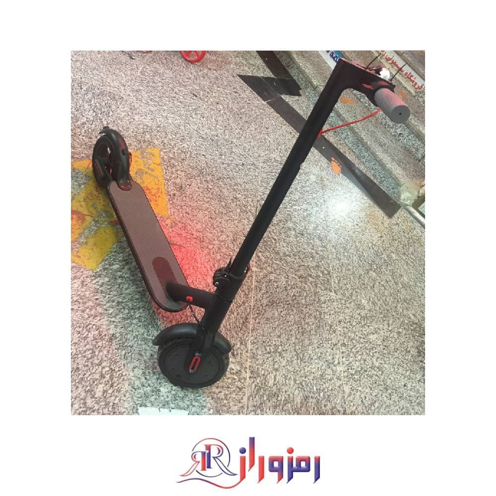 اسکوتر شارژی مشکی سایز بزرگ