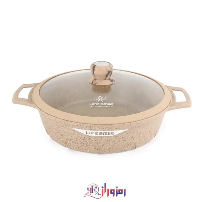 تابه دو دسته لایف اسمایل مدل FLHM-S-SHR36