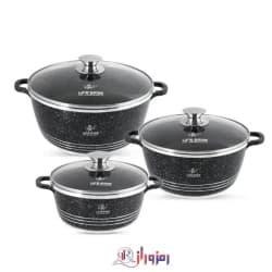 سرویس قابلمه 6 پارچه لایف اسمایل LIFEP17-6-3