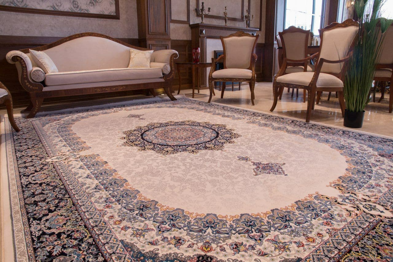 فرش شمس  رنگ کرم