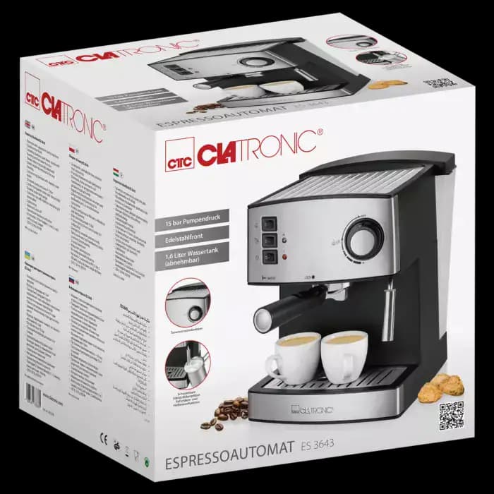 مشاهده اسپرسو و کاپوچینو ساز کلترونیک مدل ES3643