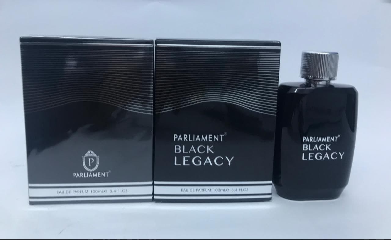 عطر ادکلن لجنت مشکی (مونت بلانک) شرکت پارلمنت حجم 100 میل  BLACK LEGACY PARLIAMENT