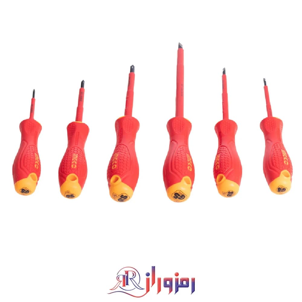ست پیچ گوشتی 6 عددی اینکو مدل HKISD0608