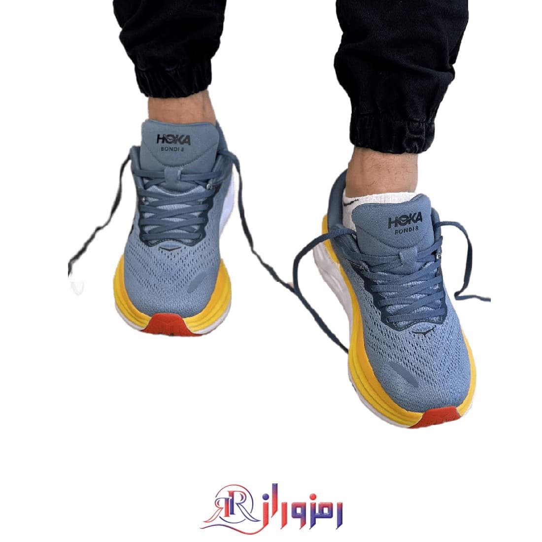 نمای روبرو کفش هوکا Hoka m bondi 8