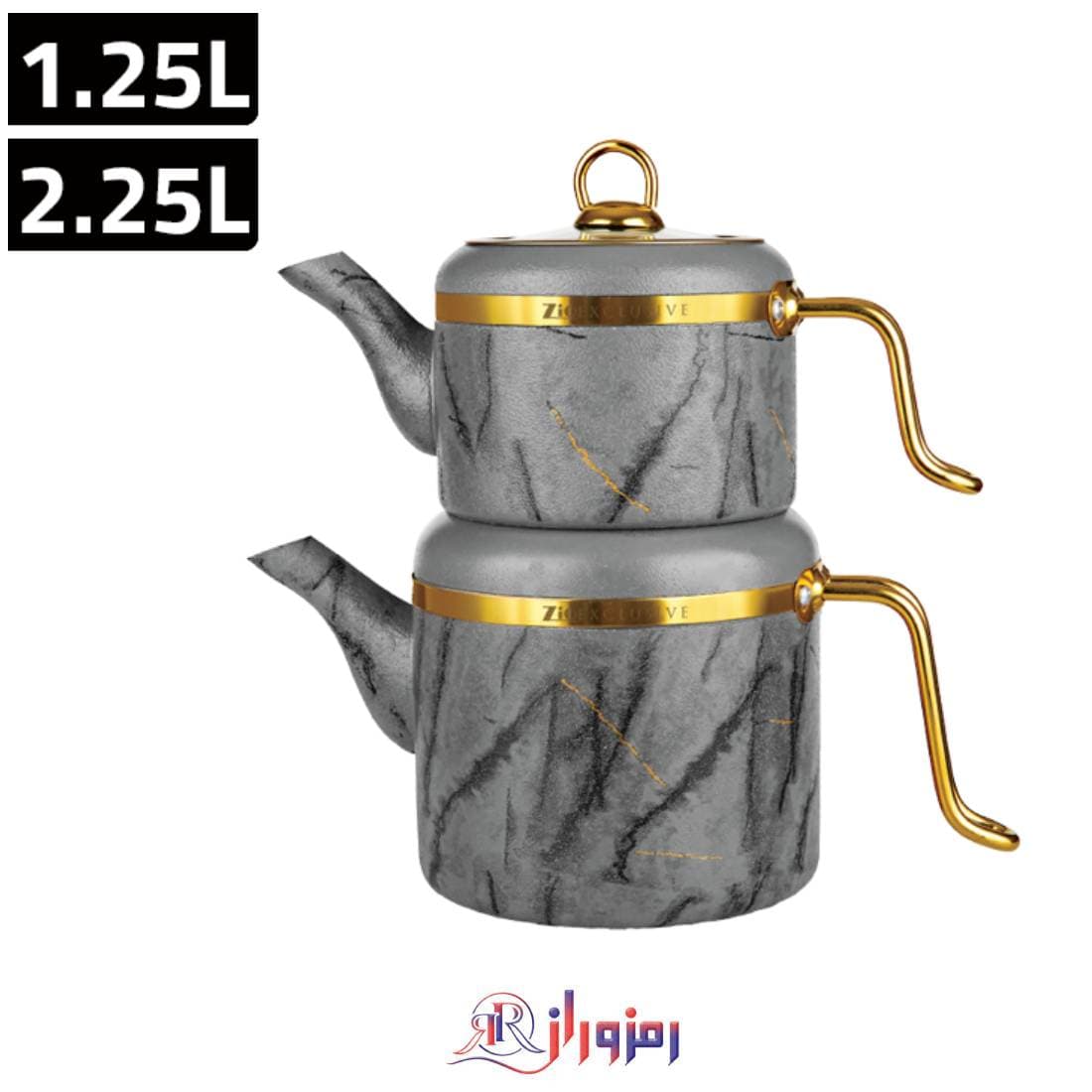 ست کتری قوری زیو مدل Z-8014