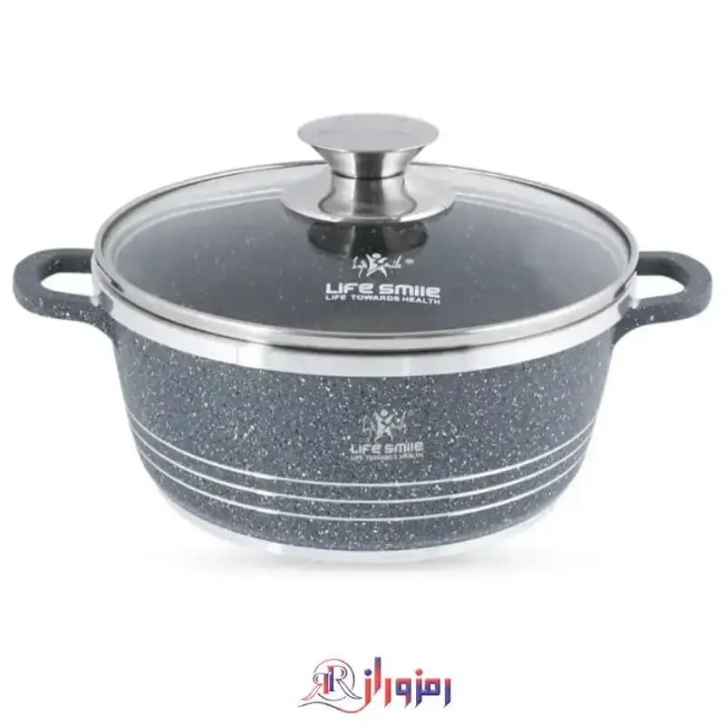 قیمت قابلمه گرانیت سایز 24 لایف اسمایل LIFEP17-24