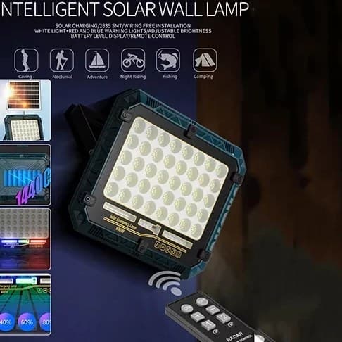 پروژکتور شارژی خورشیدی 600 وات مدل W8112-4