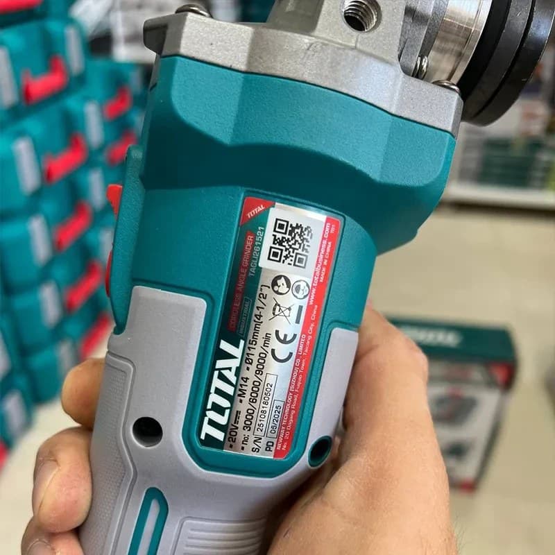 مینی فرز شارژی براشلس صنعتی 900 وات توتال مدل TAGLI261521